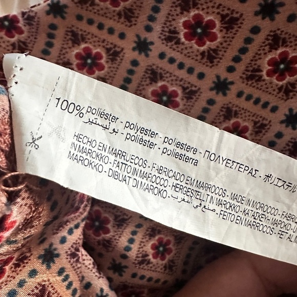 Zara Relaxed Loose Fit Wide Leg Floral Women’s Pants Size S - Picture 14 of 14